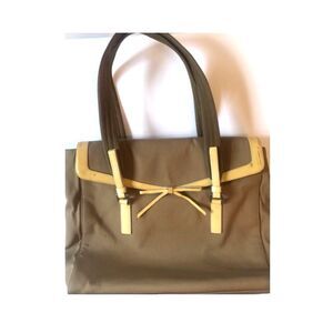 [Prada] Canapa Beige Canvas Handbag [Vintage]